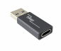 Preview: DINIC Adapter, USB A Stecker auf USB C Buchse, 3 Stück Alu, space grey